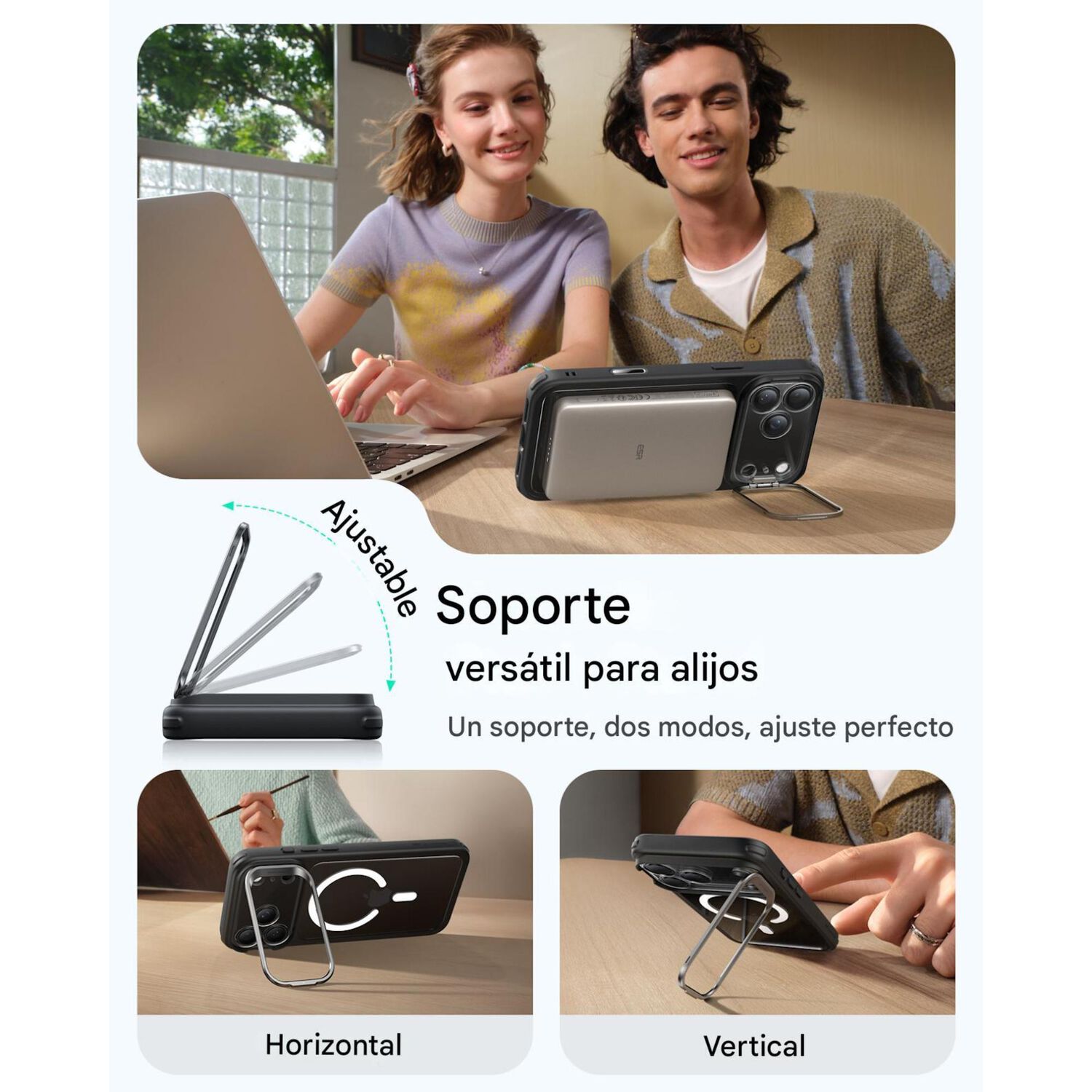 Para Iphone 17 Pro - Carcasa Magsafe Con Soporte image number 4.0