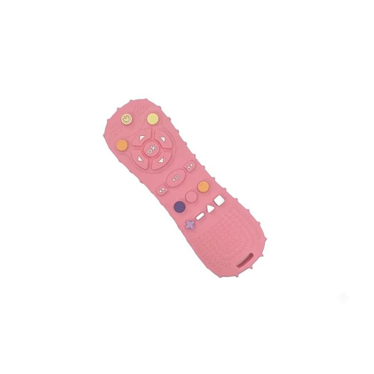 Mordedor Beb&eacute; Control Remoto Silicona Alivia Dolor Enc&iacute;as Rosa image number 4.0