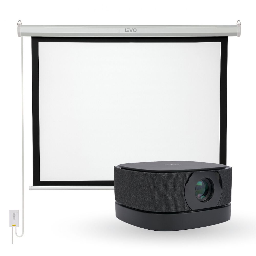 Proyector Port&aacute;til Lumix 9000lm + Tel&oacute;n Electrico 60" Levo image number 0.0