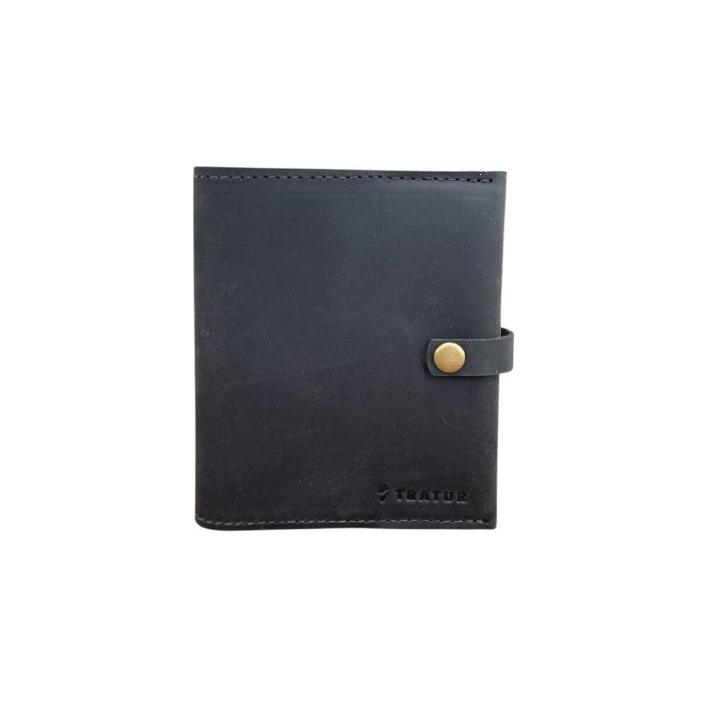 Cuaderno De Cuero Peque&ntilde;o Negro image number 0.0