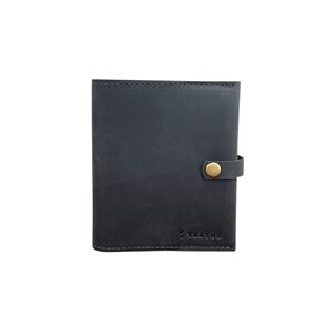 Cuaderno De Cuero Peque&ntilde;o Negro