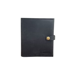 Cuaderno De Cuero Peque&ntilde;o Negro