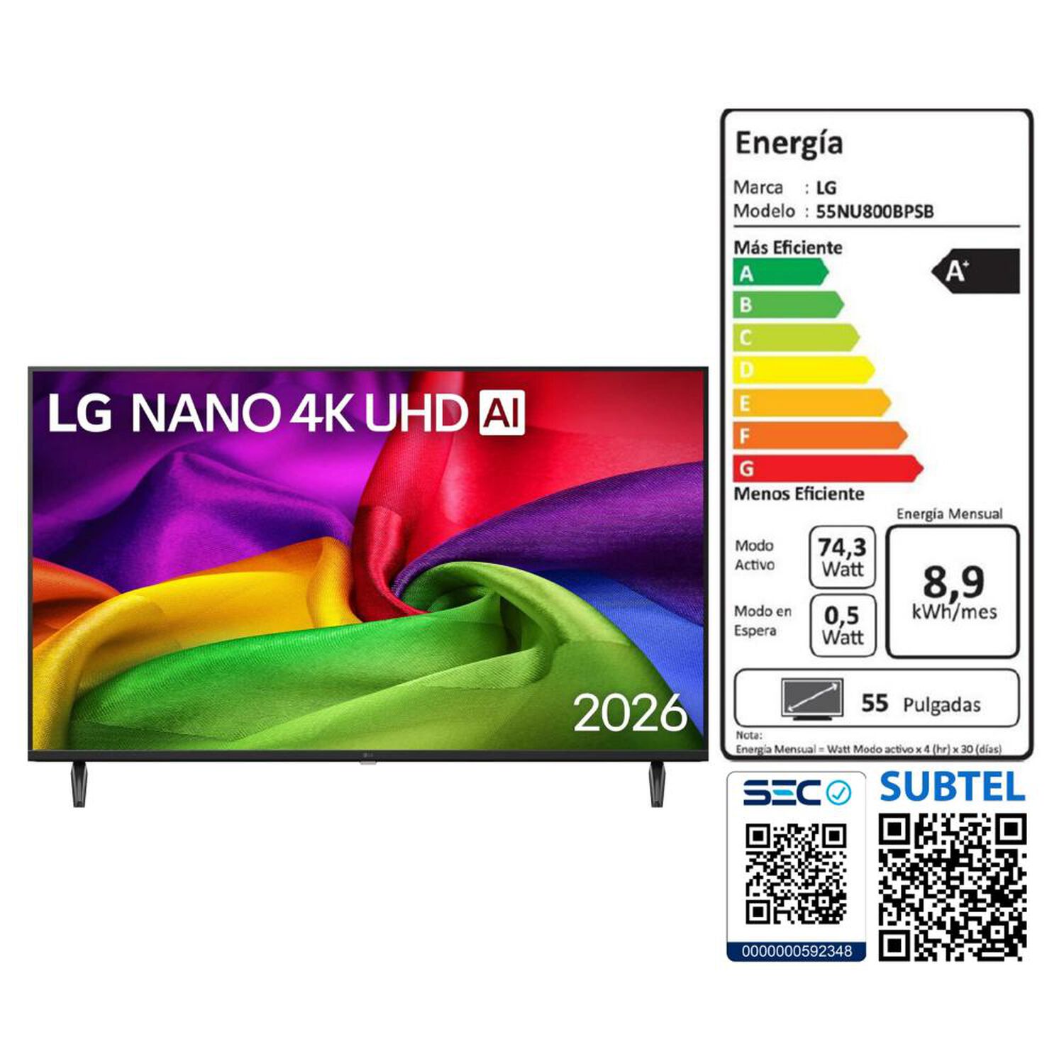 Led 55" LG 55NU800BPSB / Ultra HD 4K / Smart TV image number 12.0