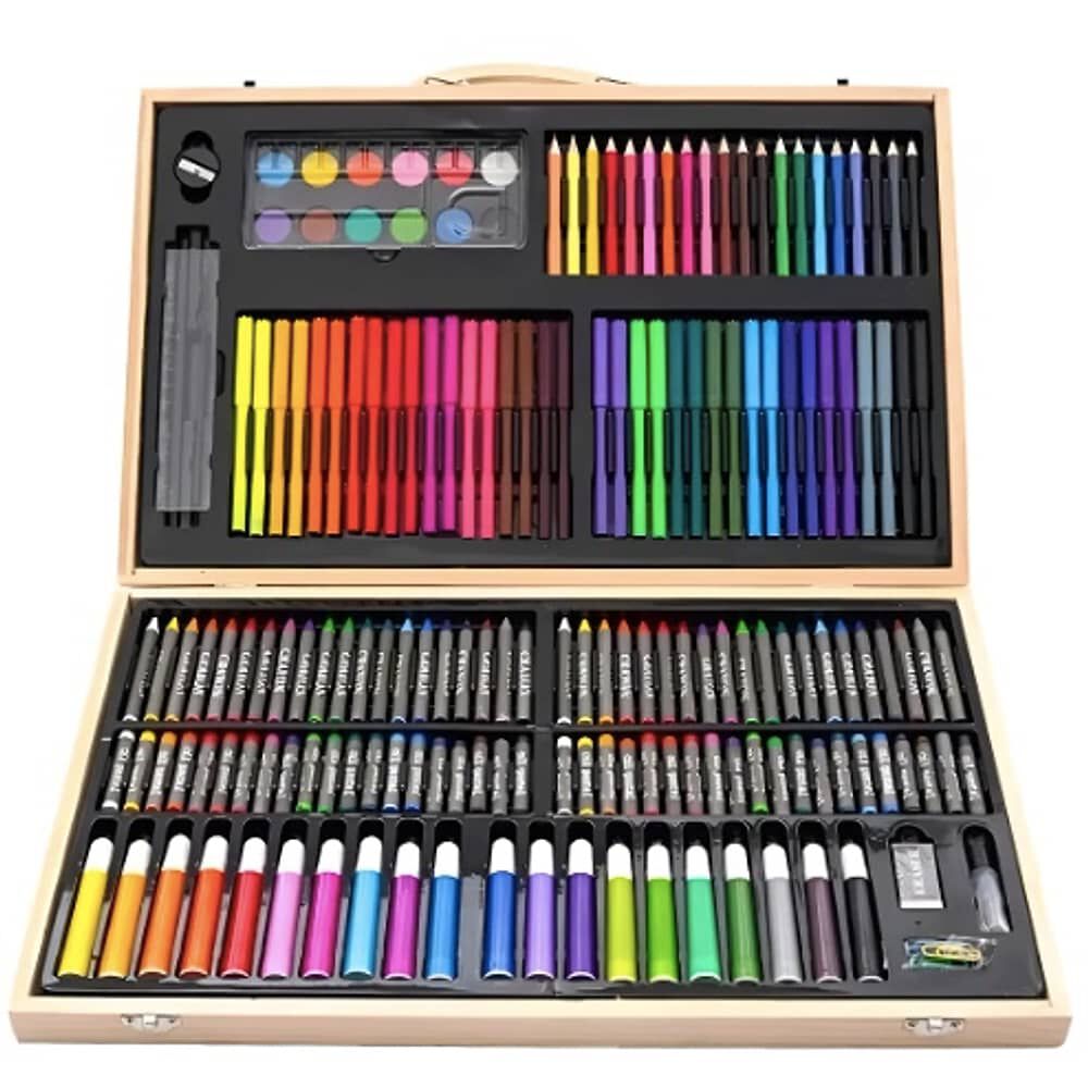 Set De Dibujo Y Pintura, L&aacute;pices Y Accesorios 180 Piezas image number 2.0