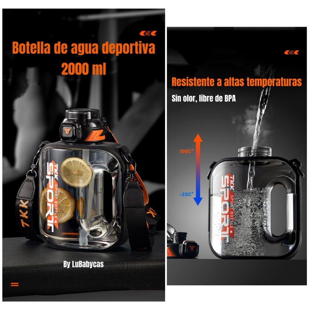 Botella De Agua Multifuncional Con Accesorios Lubabycas image number 6.0