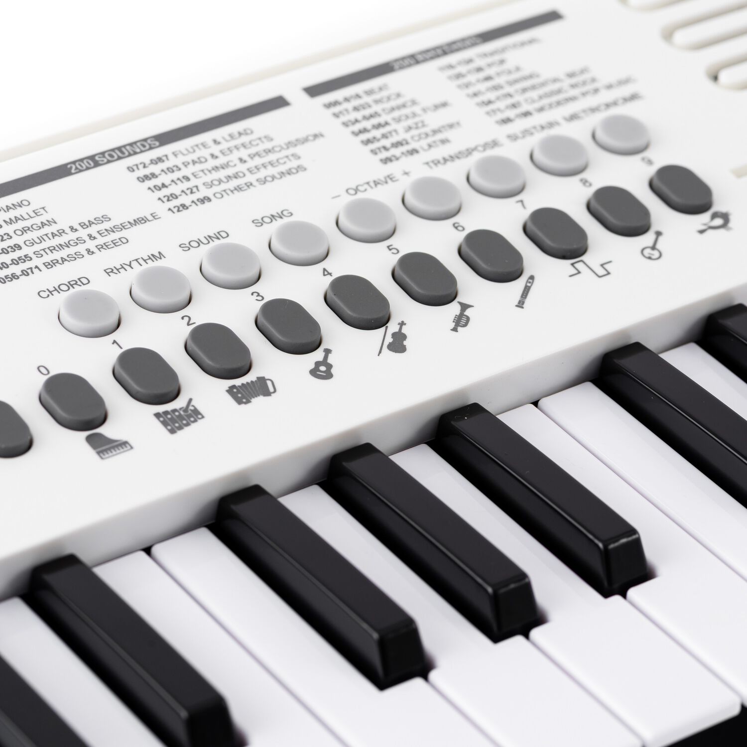Teclado Musical Piano 37 Notas Ton-color White Tonic image number 2.0