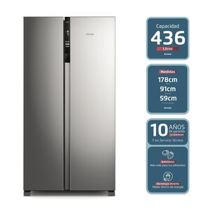 Refrigerador Fensa 436l No Frost Side By Side Sfx440 Inox