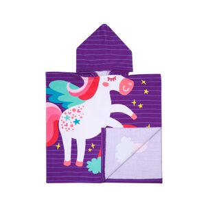 Toalla Playa Capucha Casaideal Kids Magic / 60 X 120 Cm