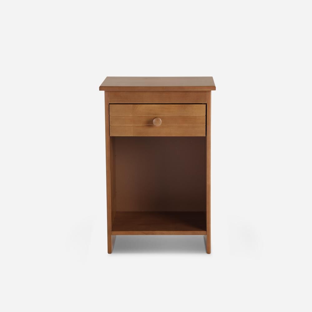 Cama Europea Rosen Ergo T / 2 Plazas / Base Dividida + Velador Tabor Caramelo image number 3.0