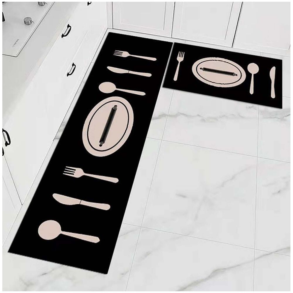 Pack De 02 Alfombra Para Cocina Con Antideslizantes Md19 image number 0.0