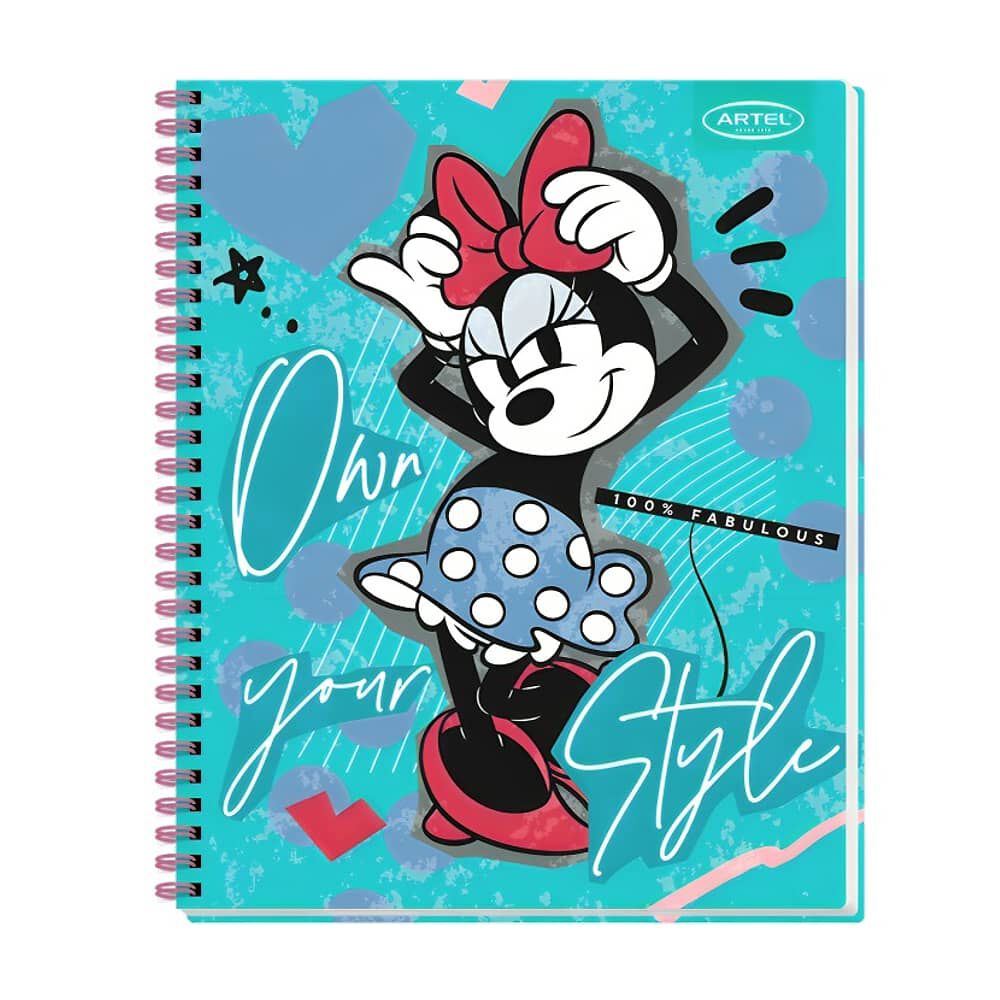 Pack 10pcs Cuadernos Univ 100hj Minnie Collage Artel 0384 image number 2.0