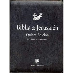 Biblia De Jerusalen Manual 5ª Ed Cremallera