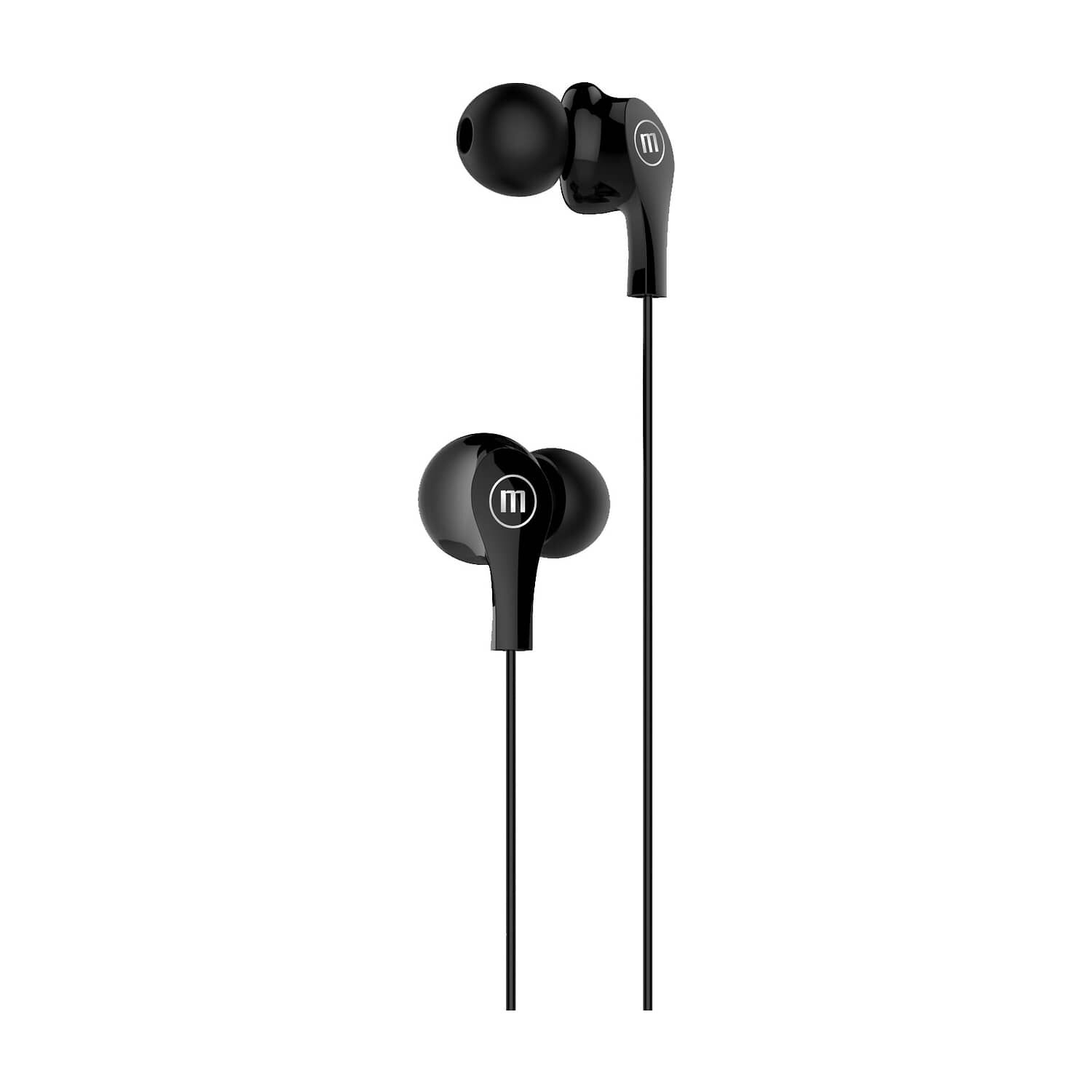 Aud&iacute;fonos Maxell In Ear Est&eacute;reo Con Microfono Negro image number 1.0