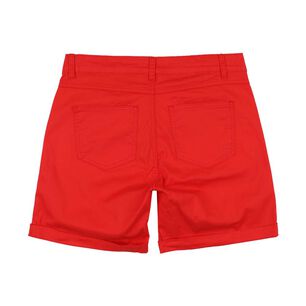 Bermuda B&aacute;sico Liso Tiro Medio Regular Mujer Geeps