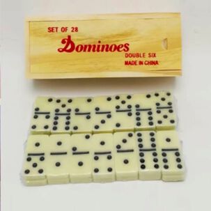 Domino Caja Peque De Madera