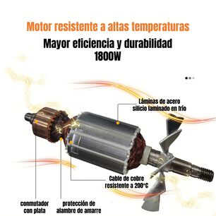 Motosierra El&eacute;ctrica 16" 1800w 800rpm J01