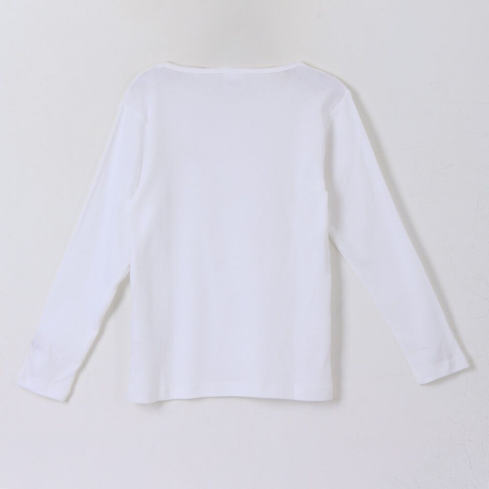 Bipack Camiseta Escolar Ni&ntilde;o Manga Larga Blanco Minecraft image number 2.0