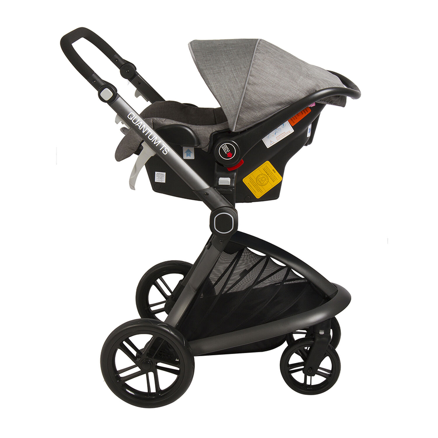 Coche Cuna Travel System Bebesit Quantum Gris image number 2.0