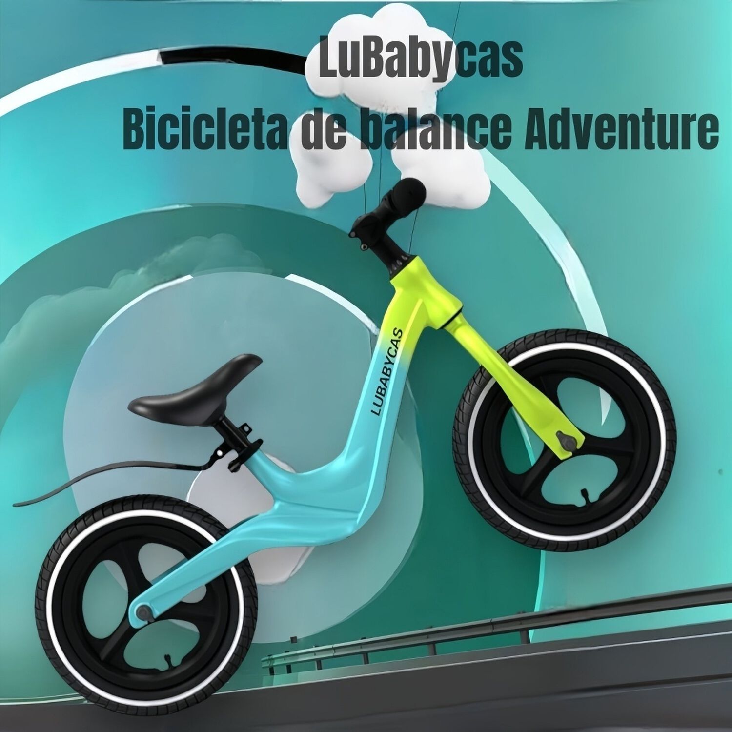 Bicicleta Equilibrio &Uacute;ltra Resistente Lubabycas Rosada image number 6.0