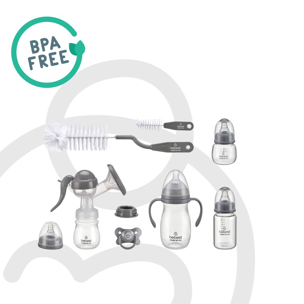 Set De Lactancia 6 En 1 Mamaderas Y Accesorios Bebesit image number 2.0