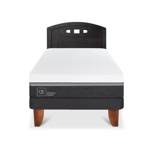 Cama Europea Cic Ortopedic Advance / 1.5 Plazas / Base Normal + Respaldo