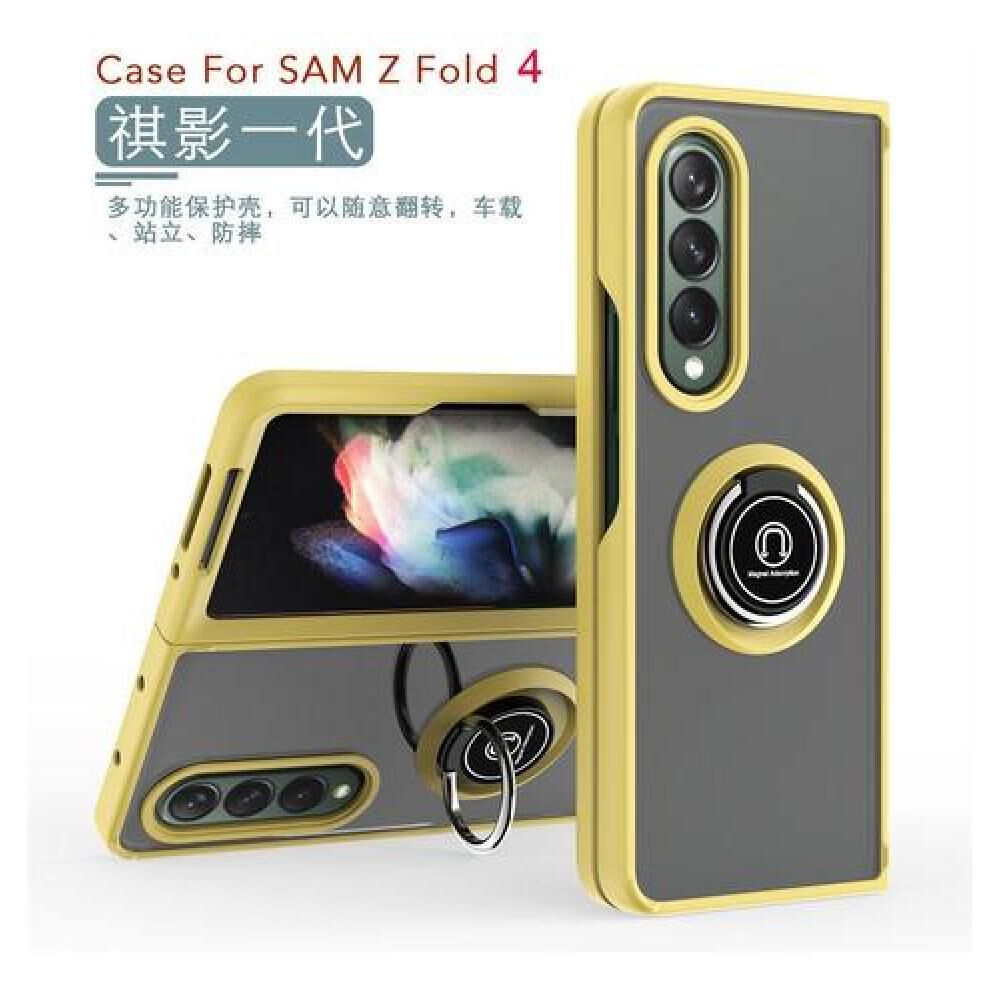 Carcasa Forro Samsung Galaxy Z Fold4 Con Aro E Iman Soporte image number 12.0