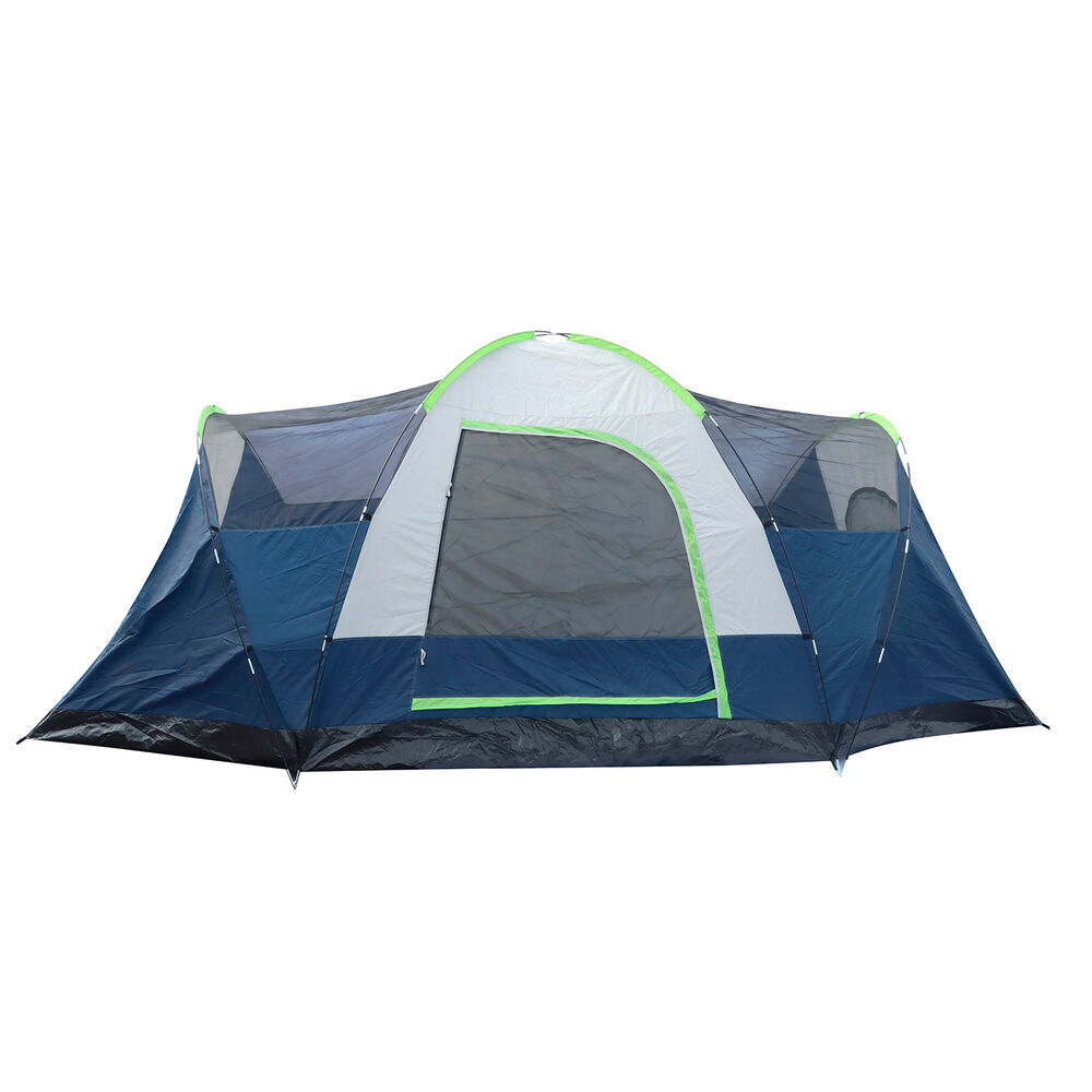Carpa 8 Personas Camping Outdoor Azul image number 2.0