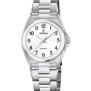Reloj F20553/1 Festina Blanco Mujer Acero Clasico