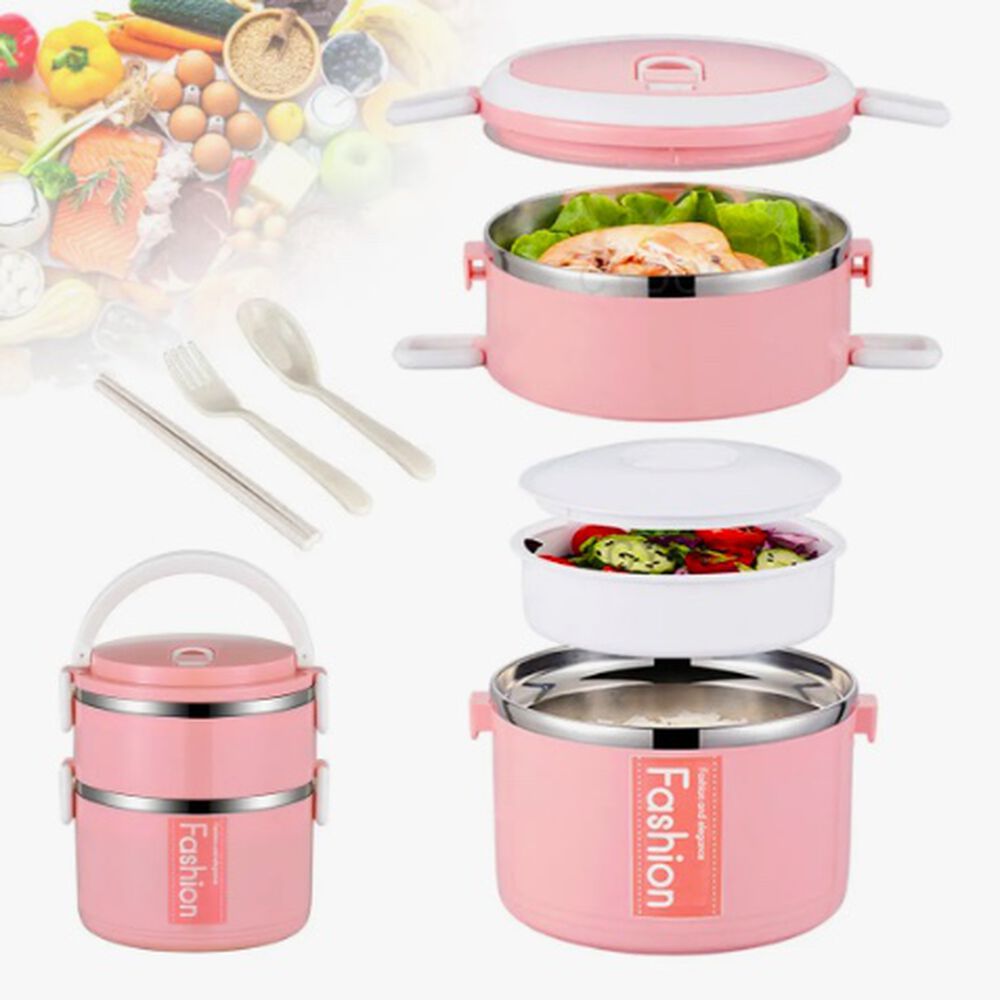 2 Capas Fiambrera Apilable image number 0.0