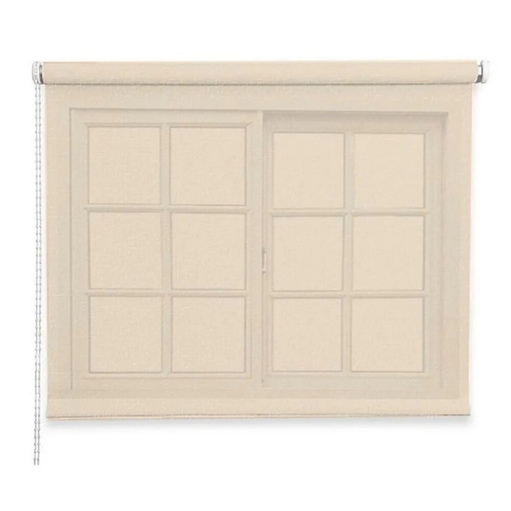 Cortina Roller Rustica Deluxe 80x160 Cm Beige image number 0.0