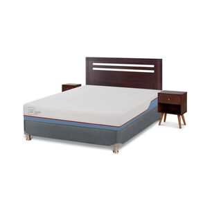 Cama Americana Cic Excellence Plus / 2 Plazas / Base Normal + Set De Maderas