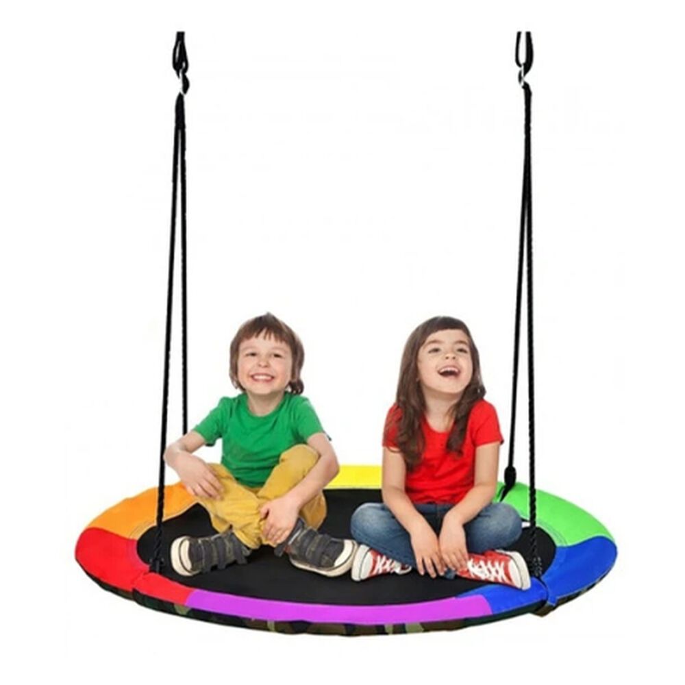 Columpio Redondo Multicolor Infantil Colgante Para Exterior image number 0.0