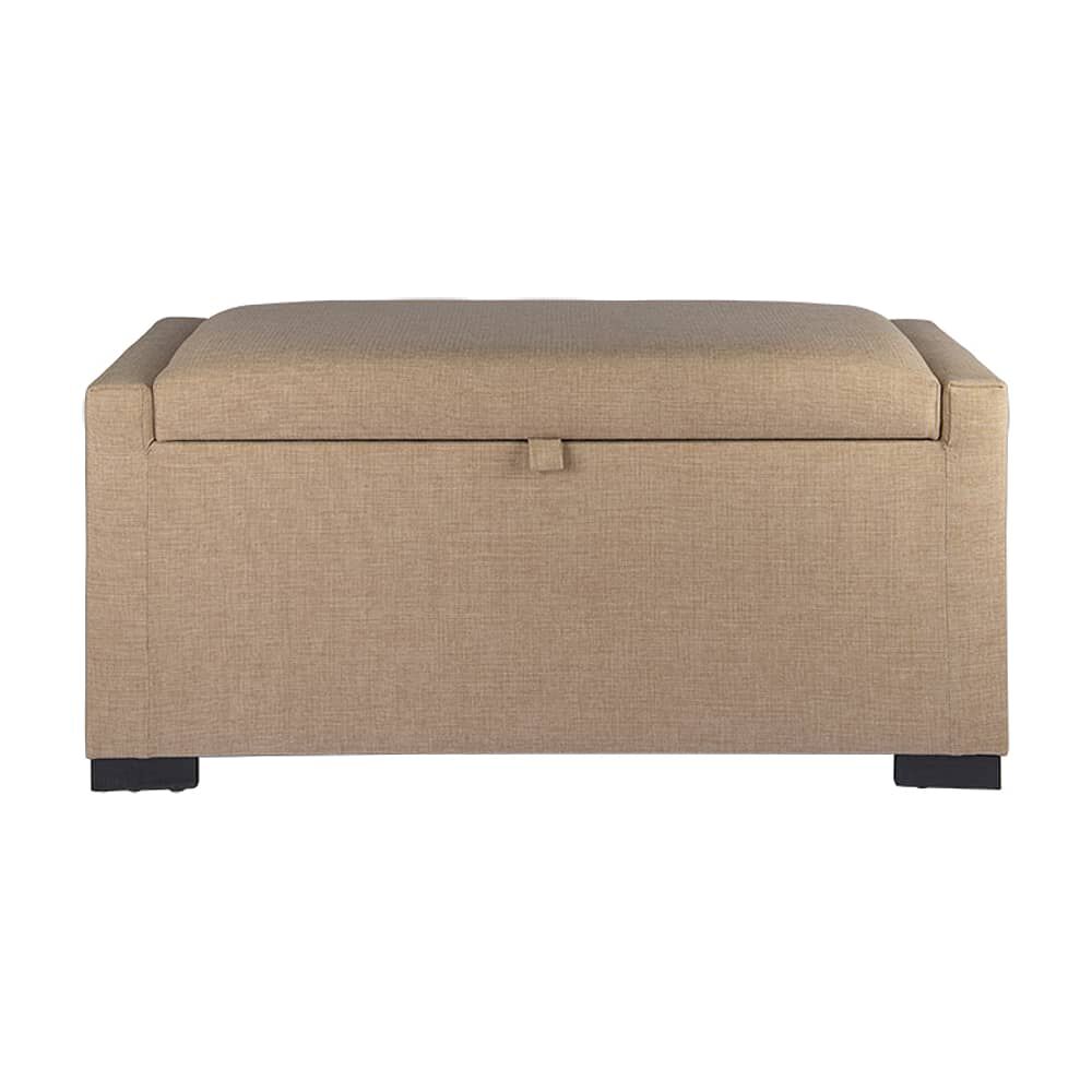 Banqueta Con Ba&uacute;l Leyzy Beige Delta 40x55x105 Cm M&aacute;xima Design image number 0.0