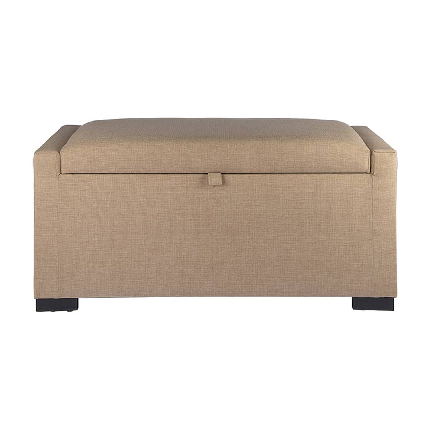 Banqueta Con Ba&uacute;l Leyzy Beige Delta 40x55x105 Cm M&aacute;xima Design image number 0.0