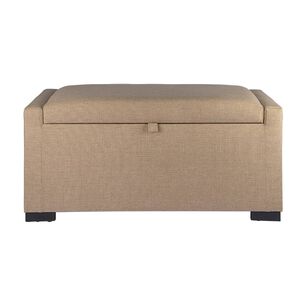 Banqueta Con Ba&uacute;l Leyzy Beige Delta 40x55x105 Cm M&aacute;xima Design