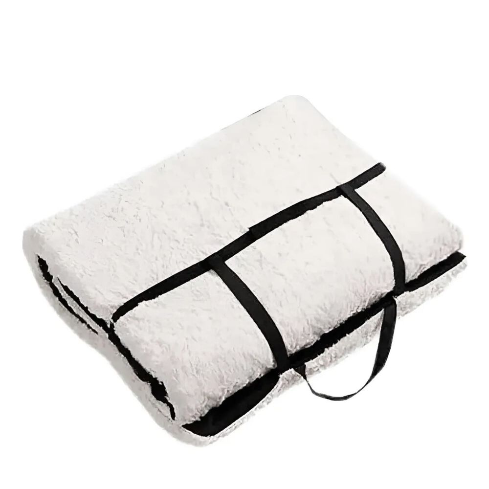 Masajeadora Espalda 9 Puntos Colchoneta Con Calor Blanco/negro image number 4.0