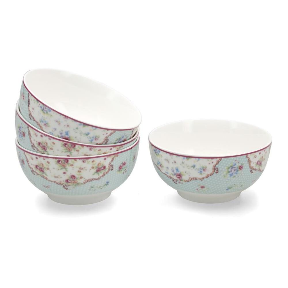 Set De Bowls Belle Noite Decal Bh-be-051-flower Blue / 4 Piezas image number 0.0