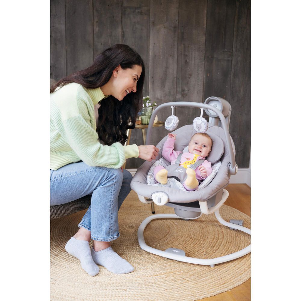 Silla Nido Mecedora Serina 2in1 Cosmo Grey image number 6.0