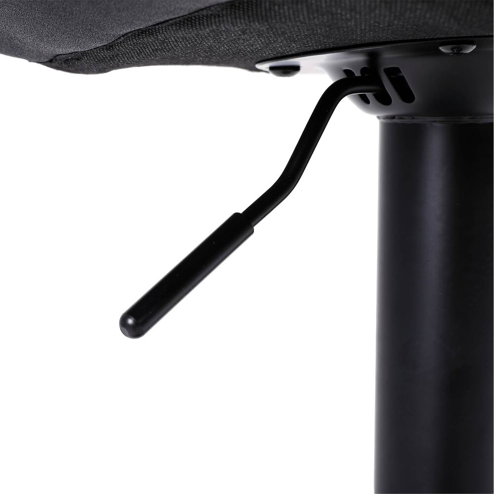 Pack 2 Pisos De Bar Lounge Con Respaldo Y Reposapiés Negro image number 5.0