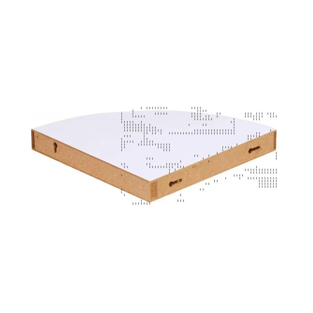 Repisa Esquinera Flotante Decorativa Blanca 45cmx30xc3.8cm image number 3.0