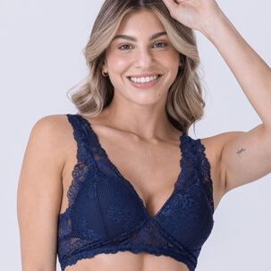 Bralette Encaje Azul 2rios