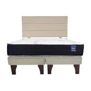 Cama Europea 2 Plazas 190 Respaldo Atacama