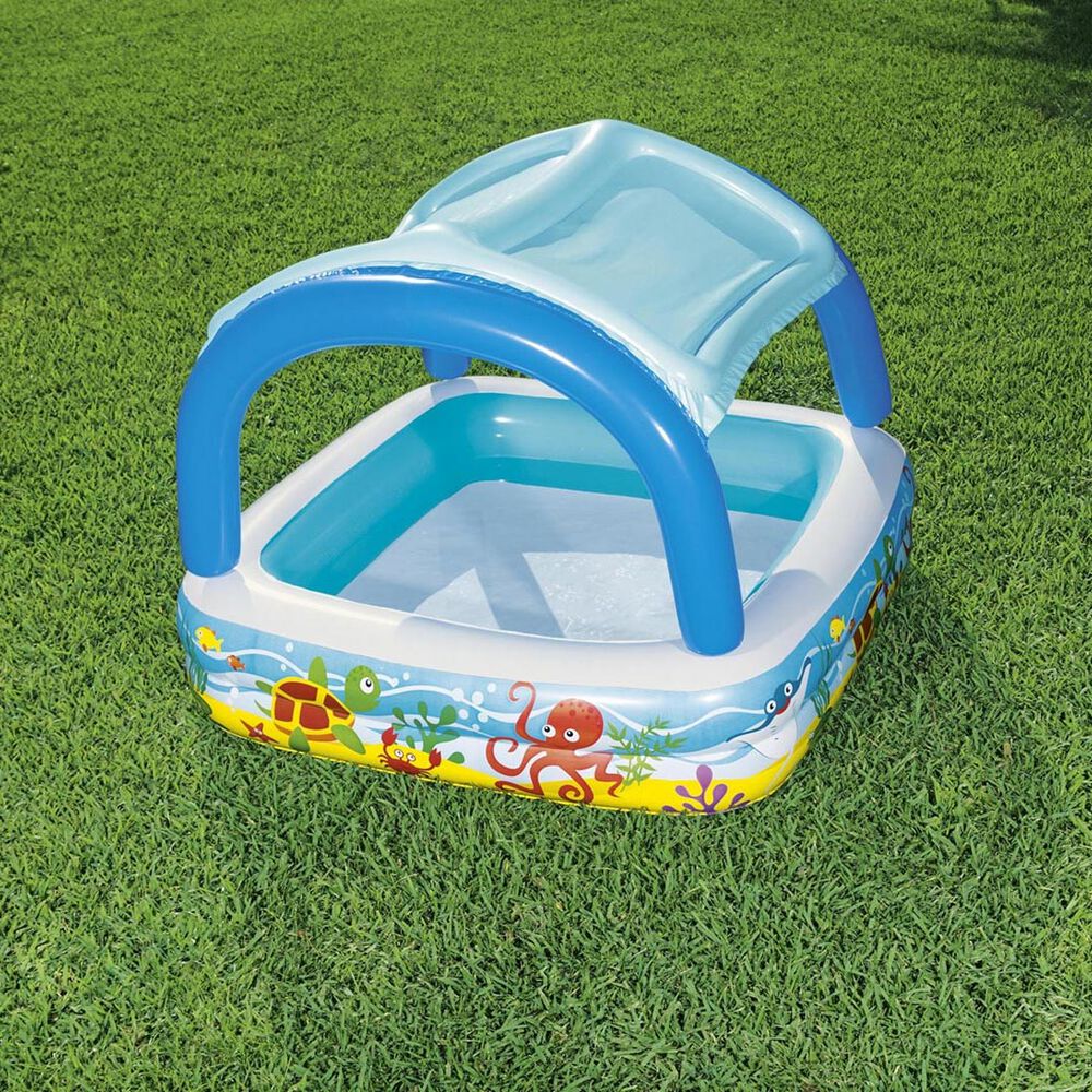 Piscina Bestway Inflable Con Toldo Desmontable 140x140x114cm image number 5.0