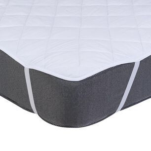 Cubrecolchon Elasticado Linea Hotel 1.5 Plazas Blanco