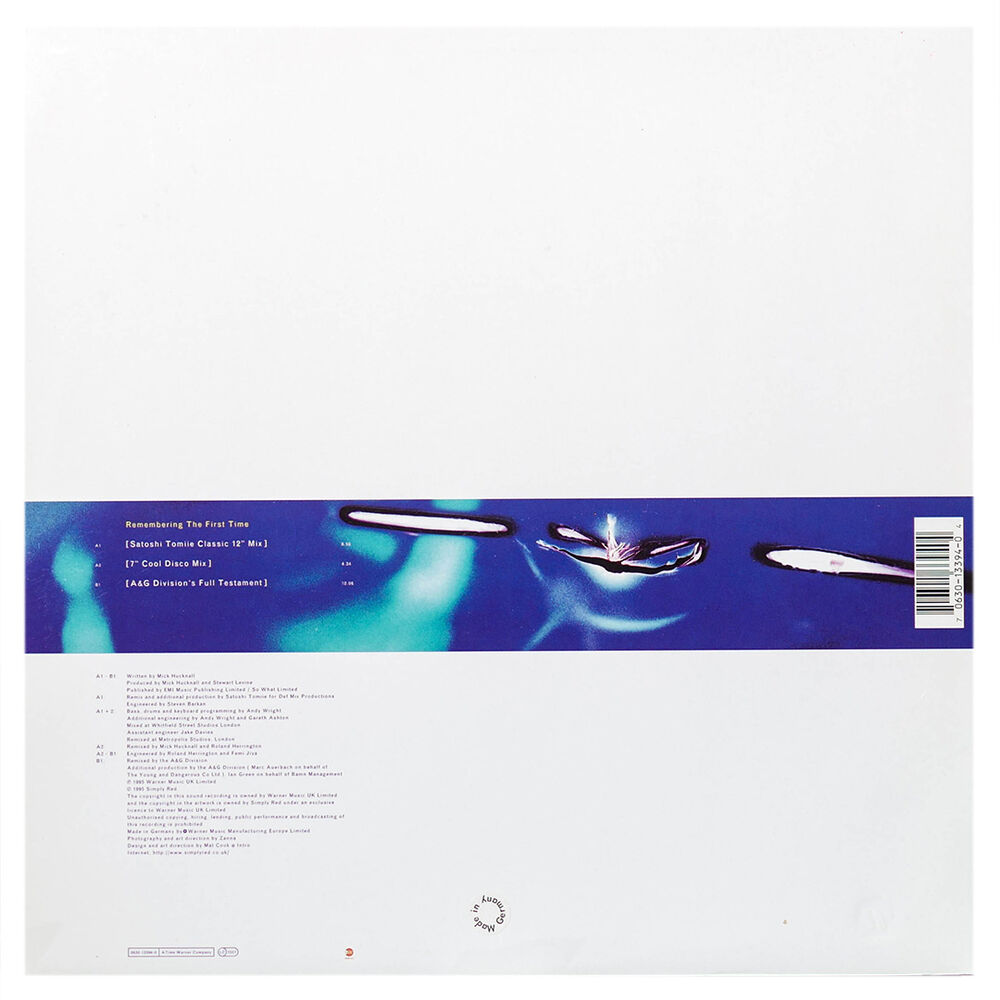 Simply Red - Remembering The First Time | 12" Maxi Single Usado image number 1.0