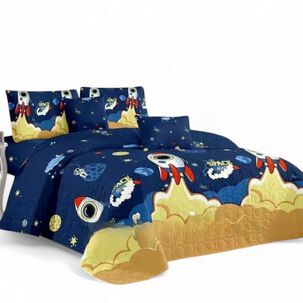 Cubrecama De Verano 1.5 Plazas Quilt + 1 Funda De Almohada Cobertor Delgado Qvr1-93