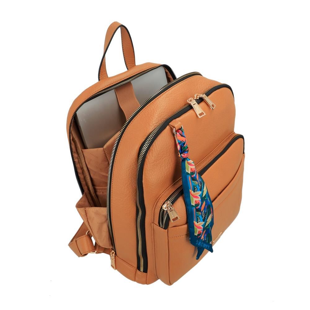 Mochila Notebook Secret Albania Sc6 Café 13" image number 2.0