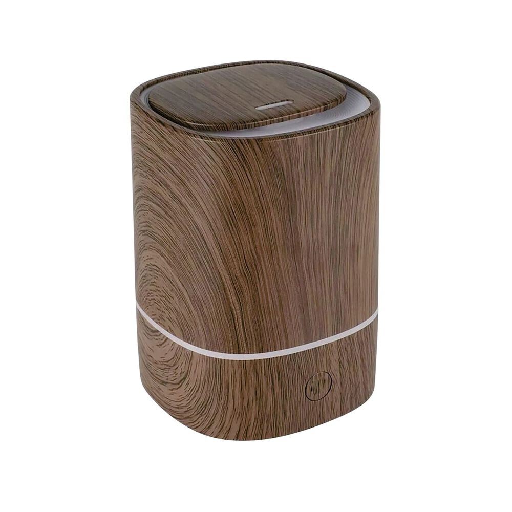 Humidificador Difusor De Aire Marron Oscuro Luz Led Hogar image number 0.0