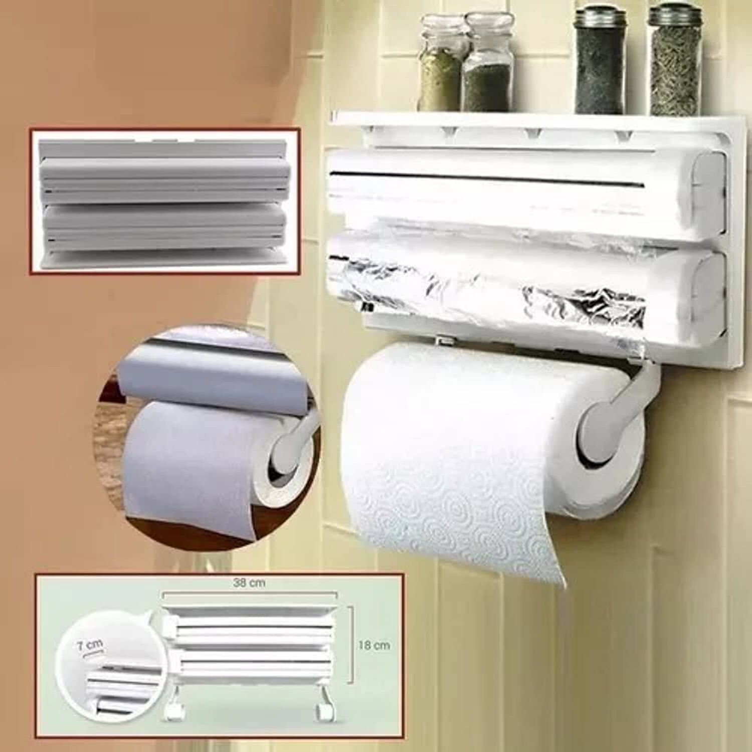 Dispensador De Toalla Nova 3 En 1 image number 0.0