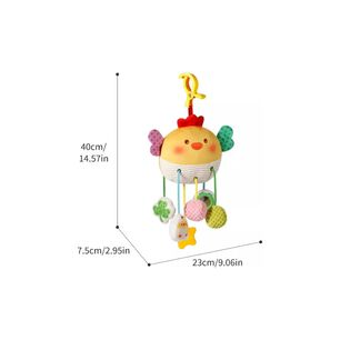 Peluche Sonajero Bebes Juguete Colgante Sensorial Gav Import Chick